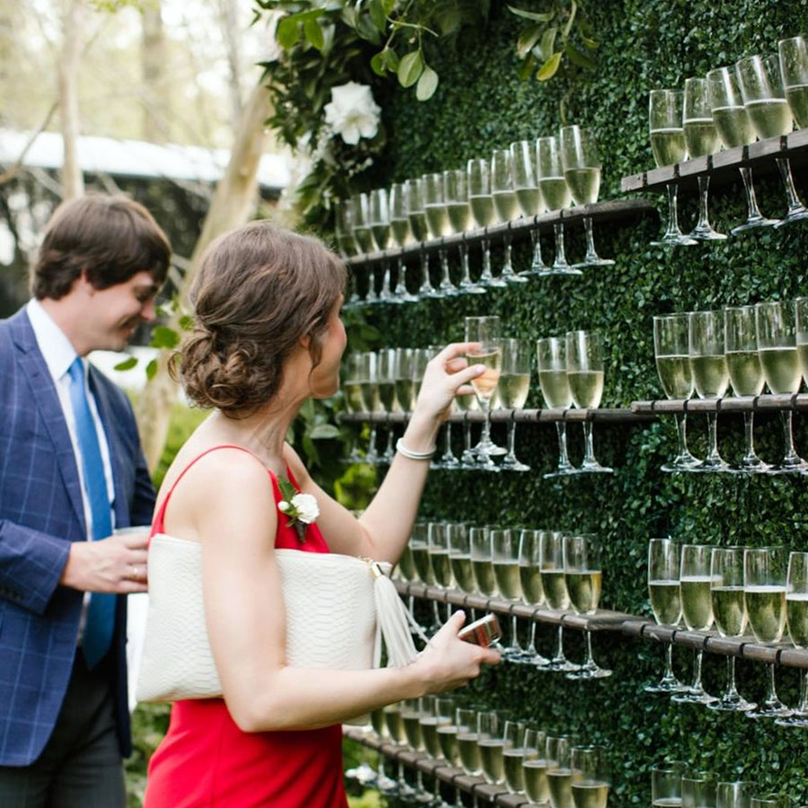 Mur de champagne wedding planner Lorraine